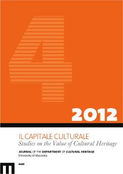 Il Capitale Culturale. Studies on the Value of Cultural Heritage, n. 4/2012